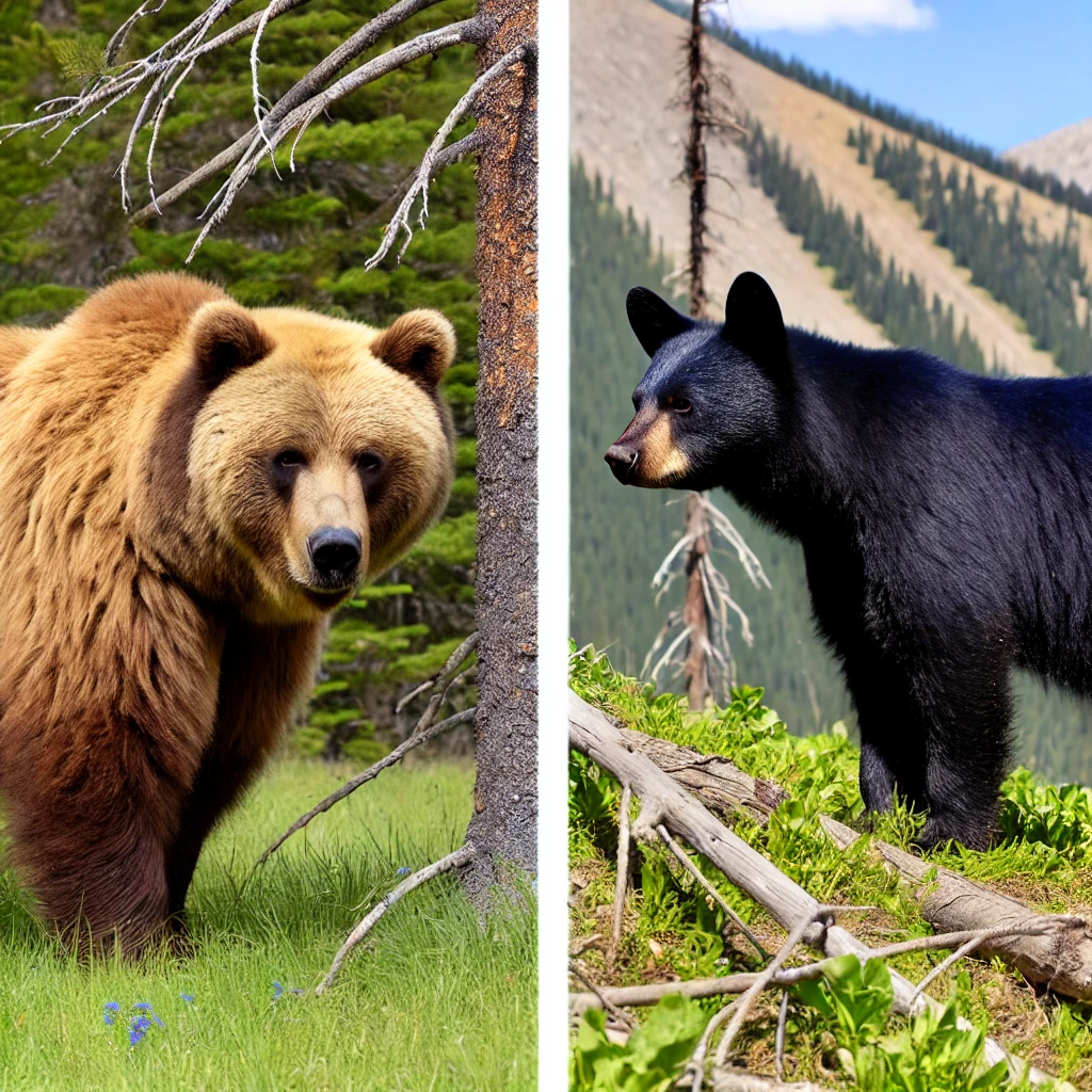 Grizzly Bear vs Black Bear