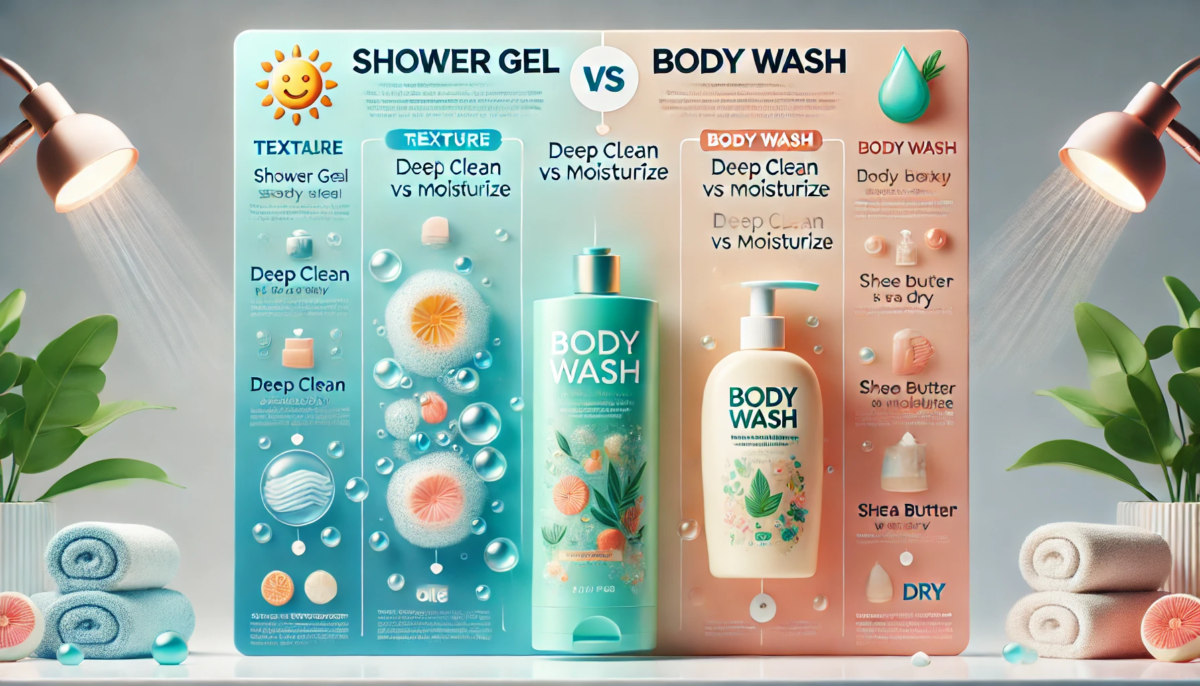 Shower Gel vs Body Wash