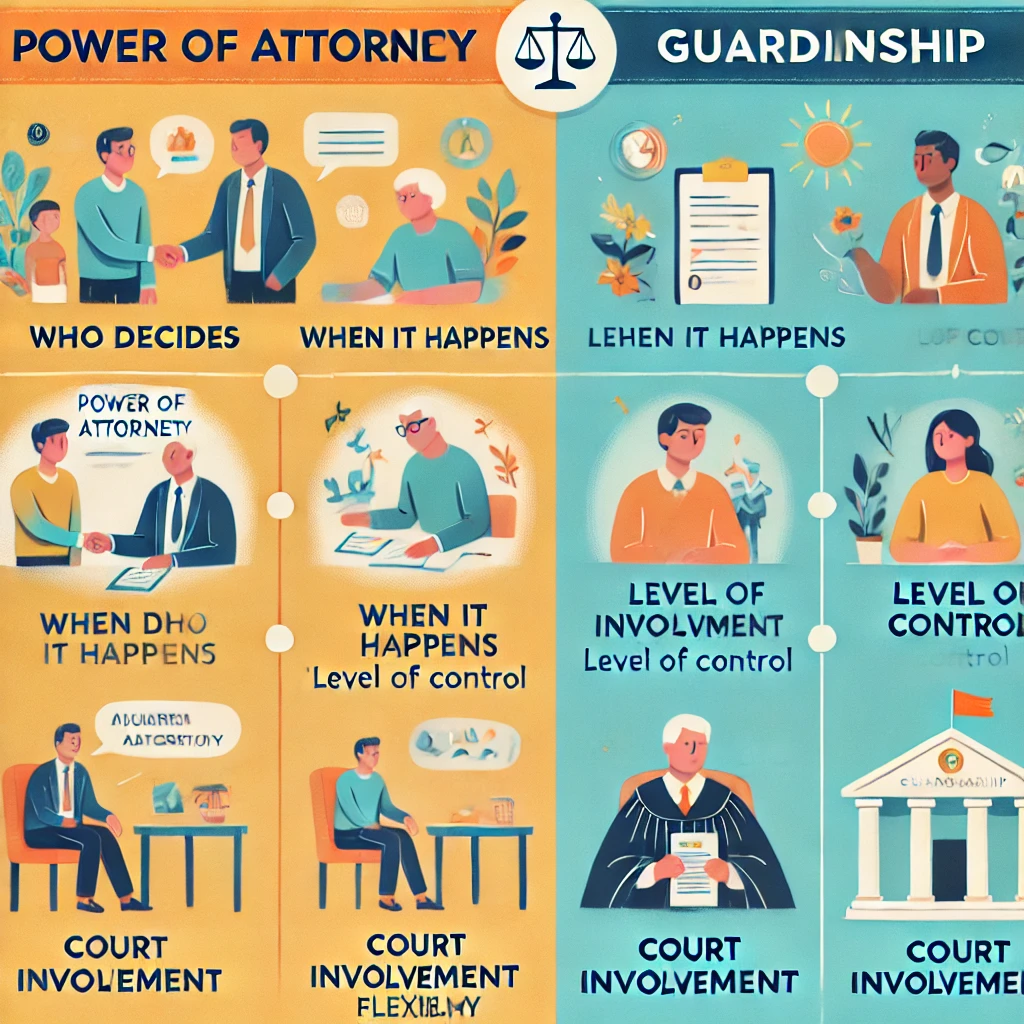 Power of Attorney vs Guardianship