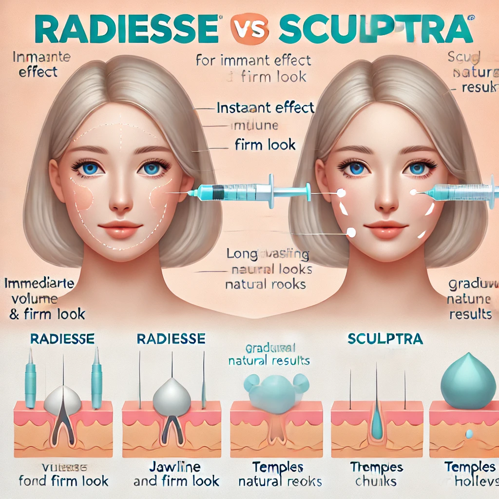 Radiesse vs Sculptra