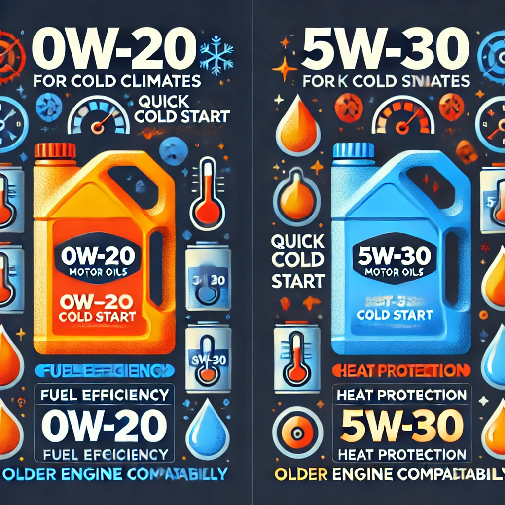 0W-20 vs 5W-30