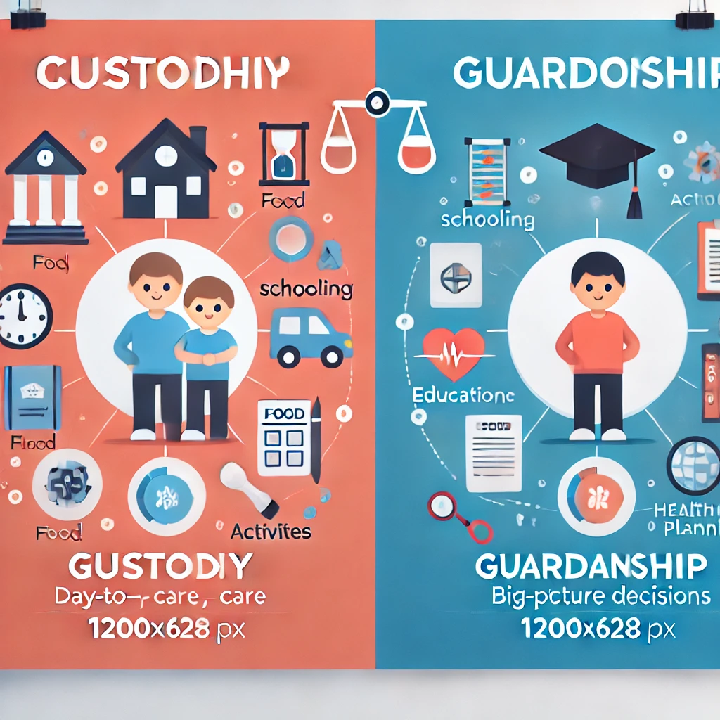 Guardianship vs Custody