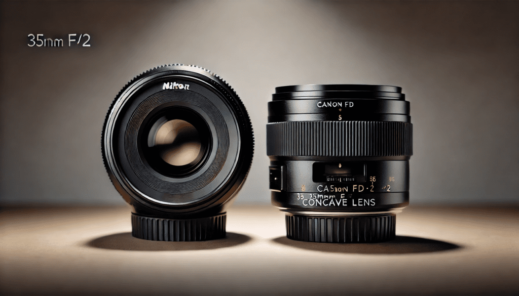 Nikon 35mm f/2 vs Canon FD 35mm f/2 Concave